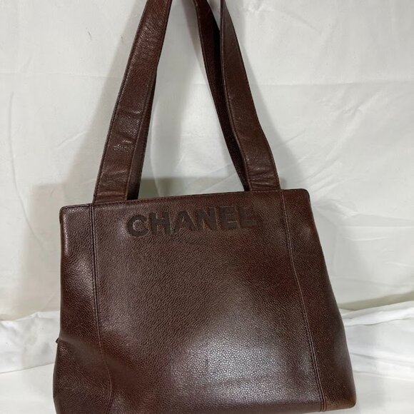 Chanel Caviar Leather Embroidered Shoulder Bag - Picture 2 of 9